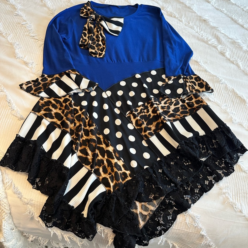 Electric Blue Handmade Outfit